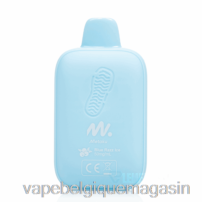 Vape Shop Bruxelles Metaku Moonwalk 9000 Jetable Bleu Razz Ice
